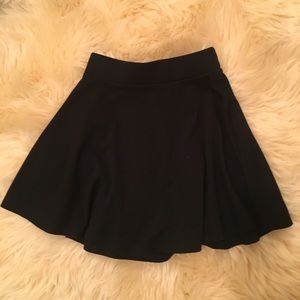Black skater skirt
